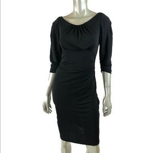 💓[NWT] DIANE von FURSTENBERG black cocktail dress